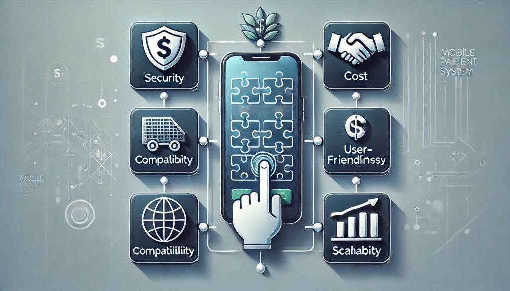 Illustration of the criteria for choosing a payment system